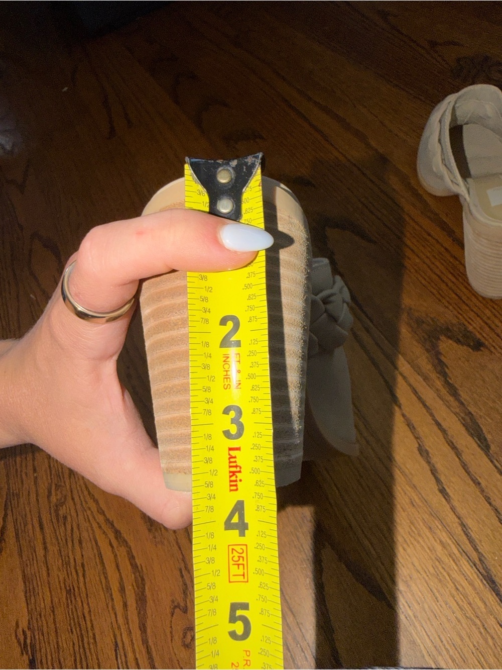 NEW Dolce Vita Cream Braided Pointed-Toe Mule Heels Clog Tan - Picture 5 of 6